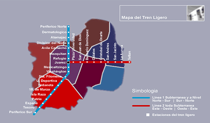 Refugio-Línea 1-mapa